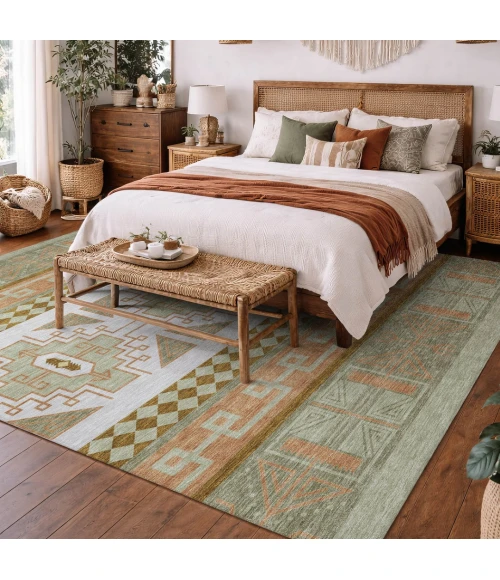 Addison Rugs Chantille Green ACN2683 8ft. x 10ft. Rect. Rug