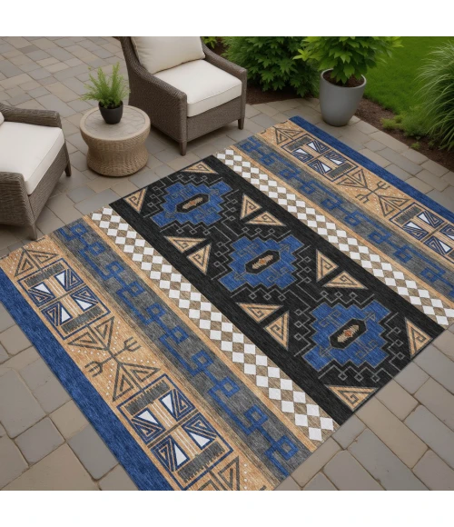 Addison Rugs Chantille Blue ACN2683 8ft. x 10ft. Rect. Rug