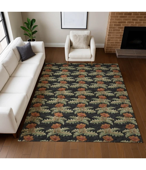 Addison Rugs Chantille Black ACN2684 8ft. x 10ft. Rect. Rug