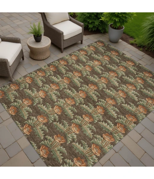 Addison Rugs Chantille Brown ACN2684 5ft. x 7ft.6in. Rect. Rug