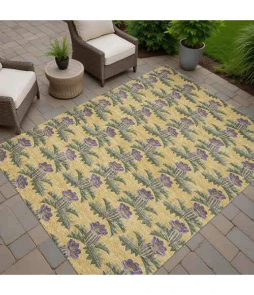 Addison Rugs Chantille Gold ACN2684 8ft. x 10ft. Rect. Rug