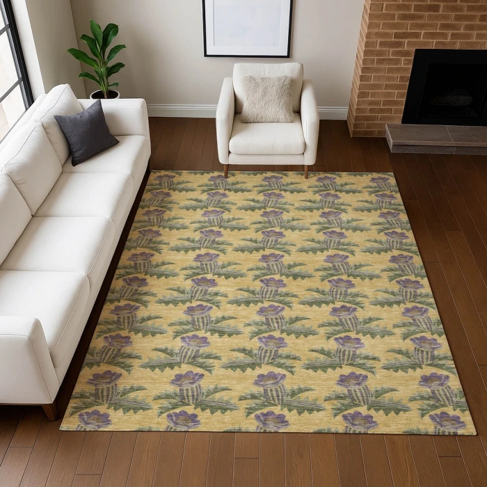 Addison Rugs Chantille Gold ACN2684 5ft. x 7ft.6in. Rect. Rug