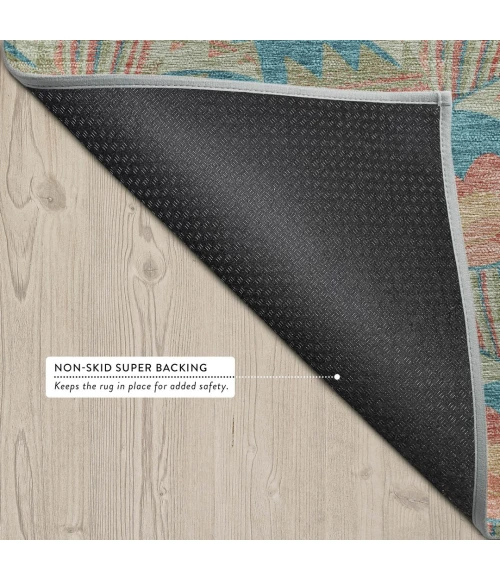 Addison Rugs Chantille Teal ACN2684 5ft. x 7ft.6in. Rect. Rug