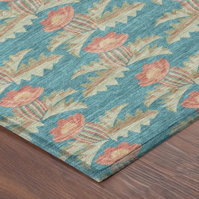 Addison Rugs Chantille Teal ACN2684 5ft. x 7ft.6in. Rect. Rug