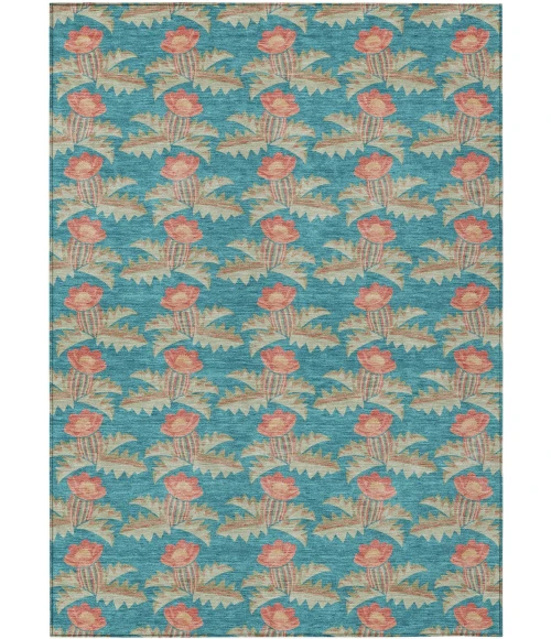 Addison Rugs Chantille Teal ACN2684 5ft. x 7ft.6in. Rect. Rug