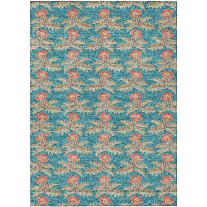Addison Rugs Chantille Teal ACN2684 5ft. x 7ft.6in. Rect. Rug