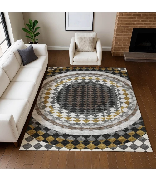 Addison Rugs Chantille Black ACN2685 9ft. x 12ft. Rect. Rug