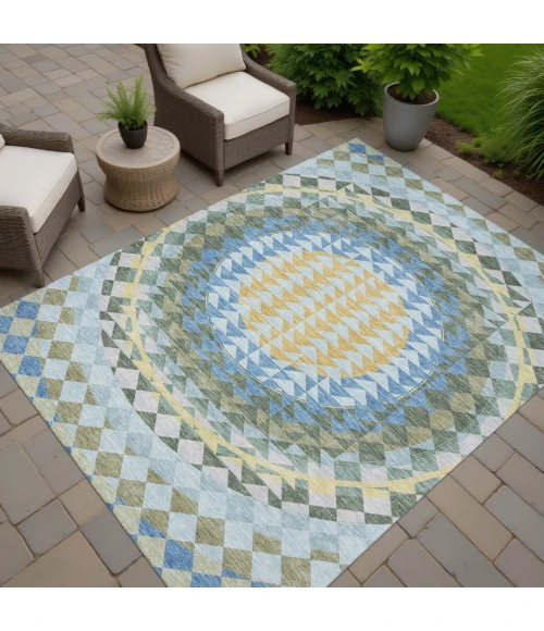 Addison Rugs Chantille Blue ACN2685 9ft. x 12ft. Rect. Rug