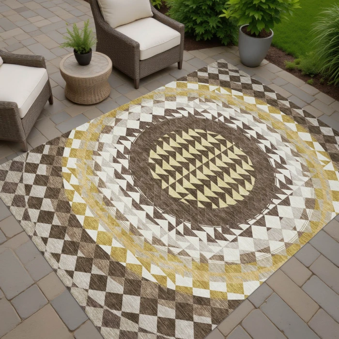 Addison Rugs Chantille Brown ACN2685 8ft. x 10ft. Rect. Rug