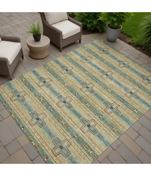 Addison Rugs Chantille Green ACN2688 9ft. x 12ft. Rect. Rug