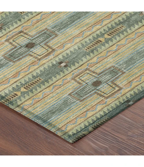 Addison Rugs Chantille Green ACN2688 9ft. x 12ft. Rect. Rug