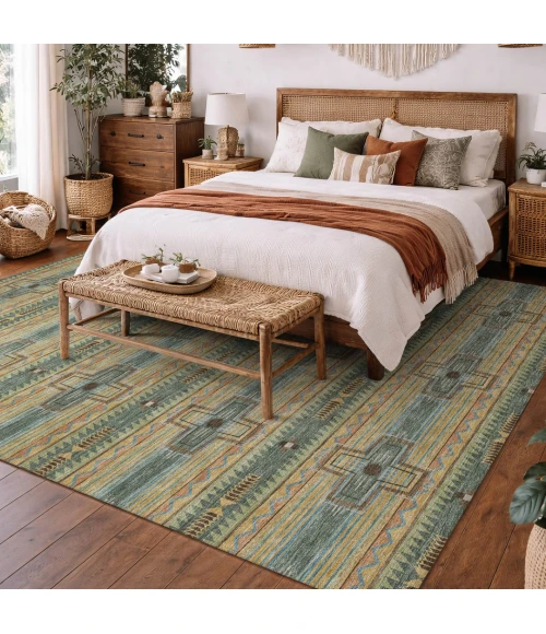 Addison Rugs Chantille Green ACN2688 9ft. x 12ft. Rect. Rug