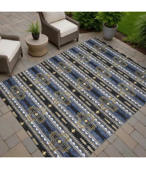 Addison Rugs Chantille Black ACN2688 9ft. x 12ft. Rect. Rug