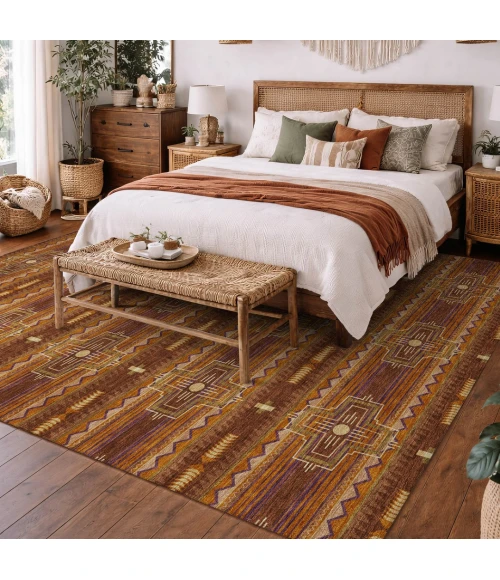 Addison Rugs Chantille Red ACN2688 9ft. x 12ft. Rect. Rug