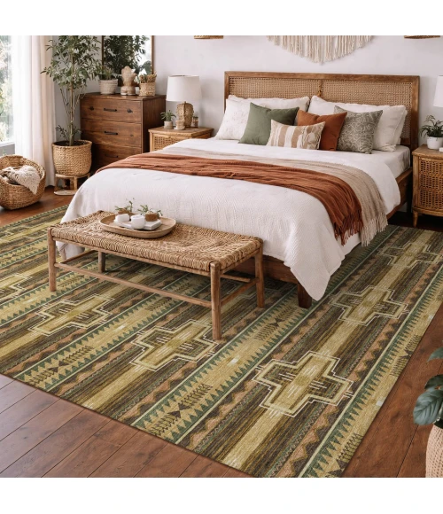 Addison Rugs Chantille Gold ACN2688 9ft. x 12ft. Rect. Rug