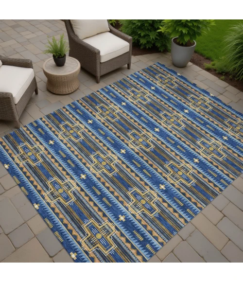 Addison Rugs Chantille Blue ACN2688 9ft. x 12ft. Rect. Rug