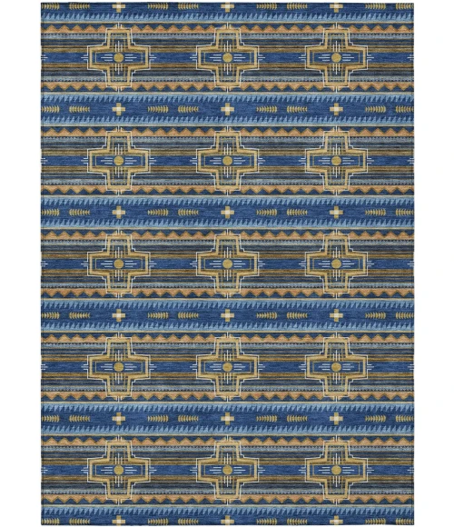 Addison Rugs Chantille Blue ACN2688 9ft. x 12ft. Rect. Rug