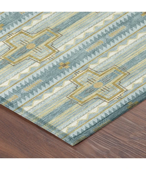 Addison Rugs Chantille Teal ACN2688 9ft. x 12ft. Rect. Rug