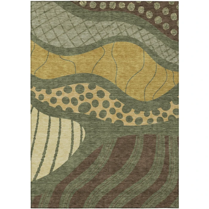 Addison Rugs Chantille Green ACN2689 9ft. x 12ft. Rect. Rug