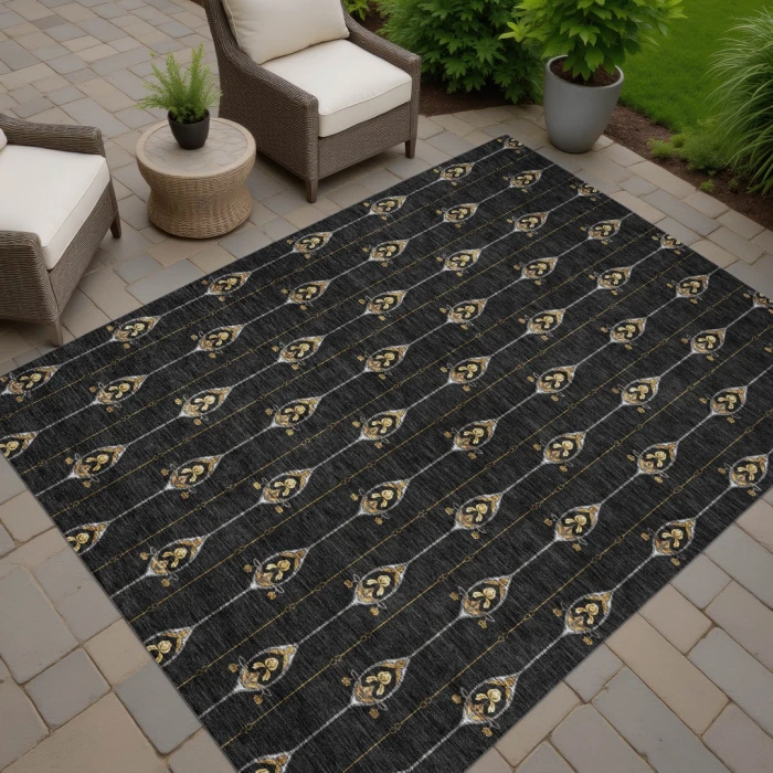 Addison Rugs Chantille Black ACN2691 8ft. x 10ft. Rect. Rug