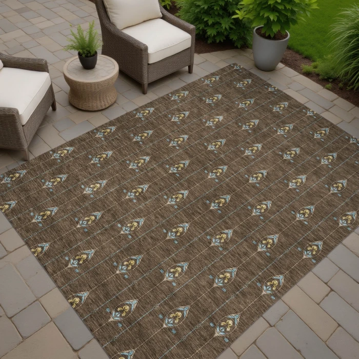 Addison Rugs Chantille Brown ACN2691 9ft. x 12ft. Rect. Rug
