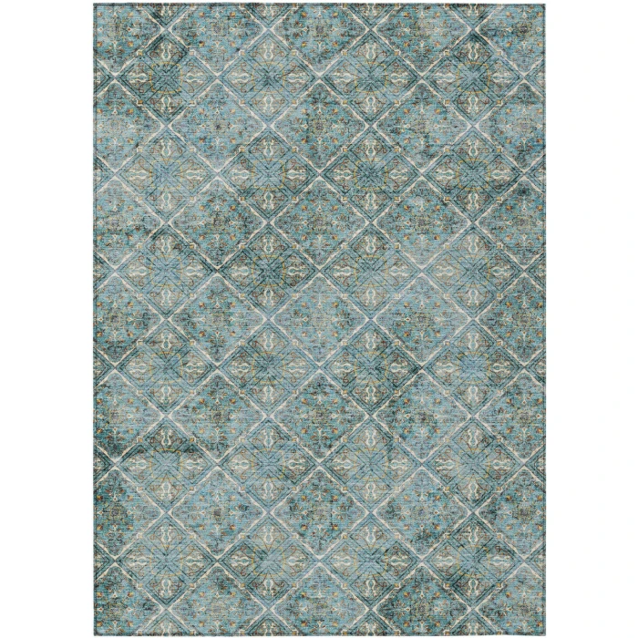 Addison Rugs Chantille Teal ACN2692 5ft. x 7ft.6in. Rect. Rug