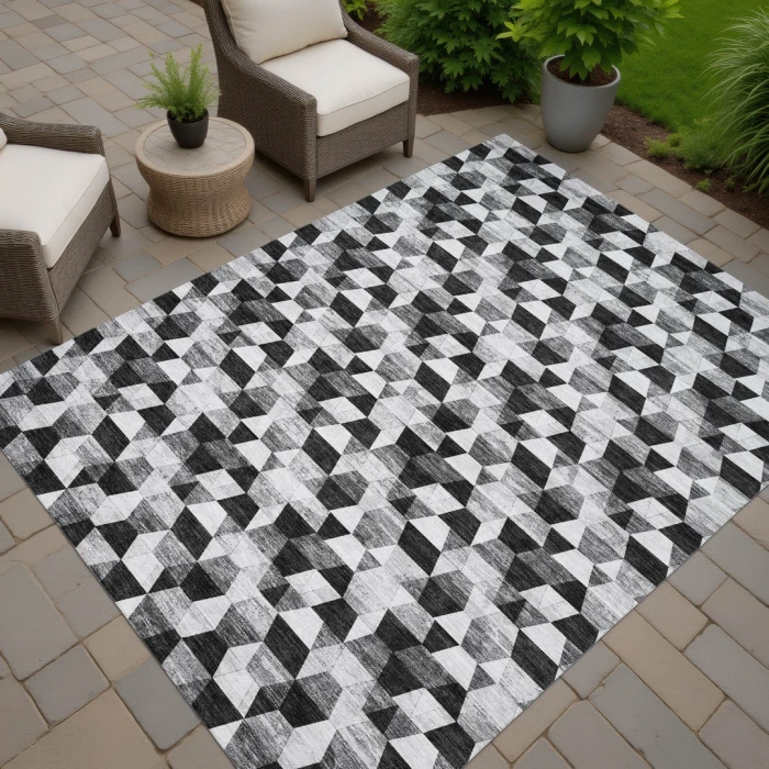 Addison Rugs Chantille Black ACN2694 8ft. x 10ft. Rect. Rug