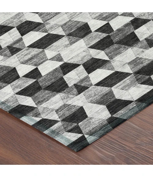 Addison Rugs Chantille Black ACN2694 5ft. x 7ft.6in. Rect. Rug