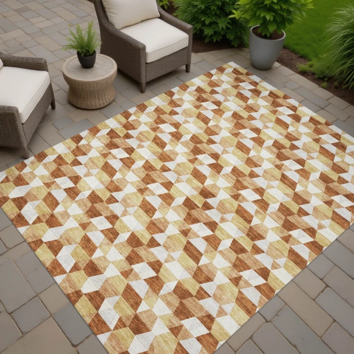Addison Rugs Chantille Orange ACN2694 5ft. x 7ft.6in. Rect. Rug