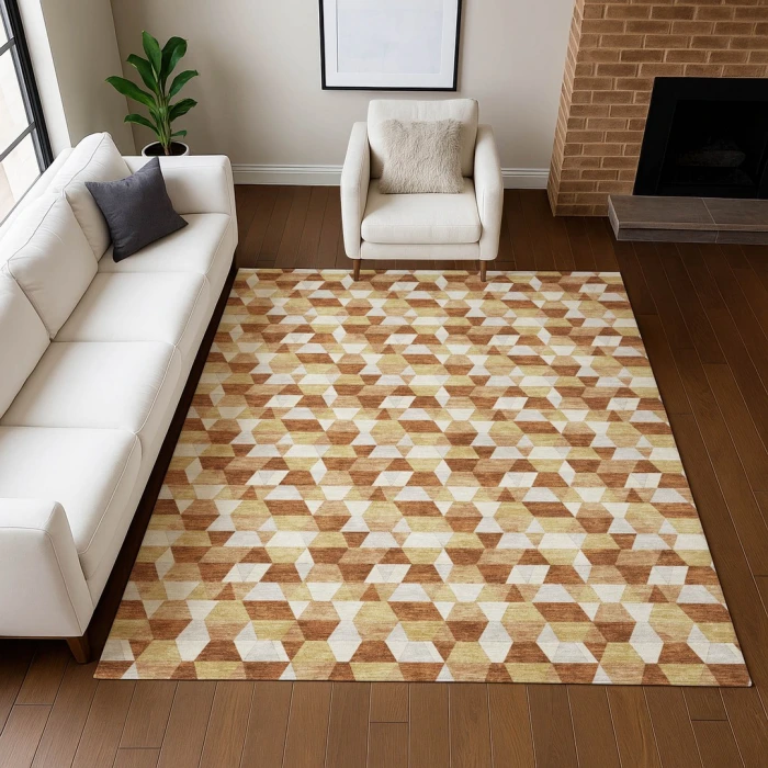 Addison Rugs Chantille Orange ACN2694 5ft. x 7ft.6in. Rect. Rug