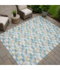Addison Rugs Chantille Teal ACN2694 5ft. x 7ft.6in. Rect. Rug
