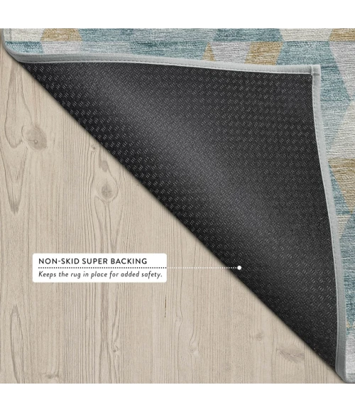 Addison Rugs Chantille Teal ACN2694 5ft. x 7ft.6in. Rect. Rug