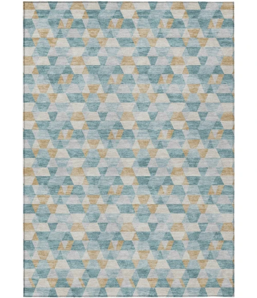 Addison Rugs Chantille Teal ACN2694 5ft. x 7ft.6in. Rect. Rug