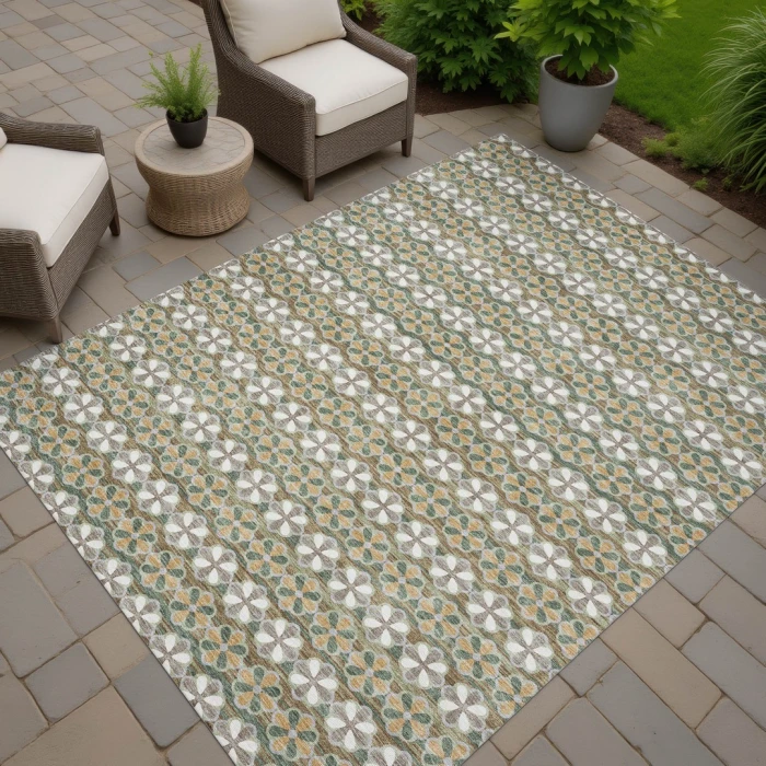 Addison Rugs Chantille Green ACN2695 8ft. x 10ft. Rect. Rug