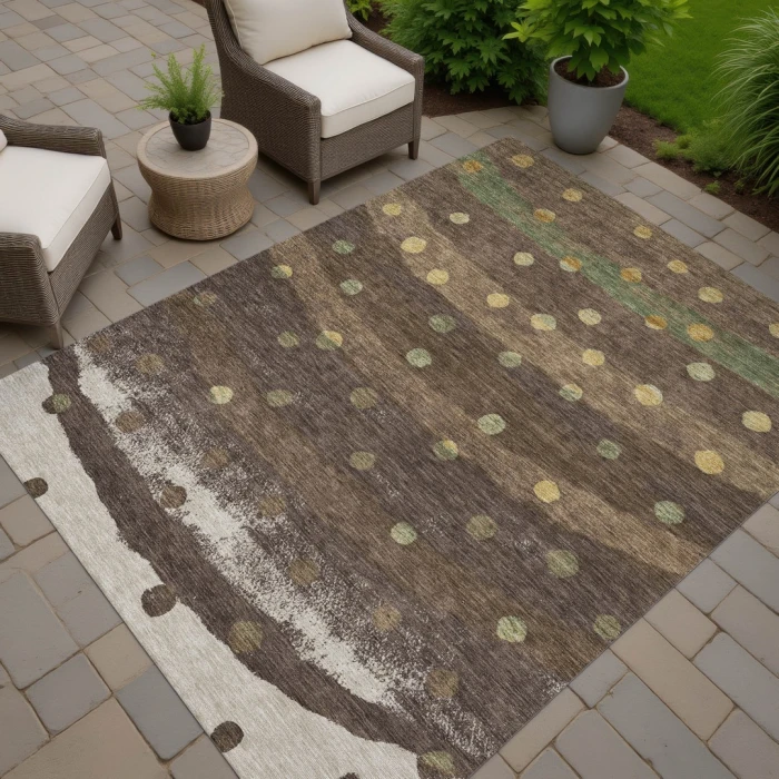 Addison Rugs Chantille Brown ACN2696 9ft. x 12ft. Rect. Rug