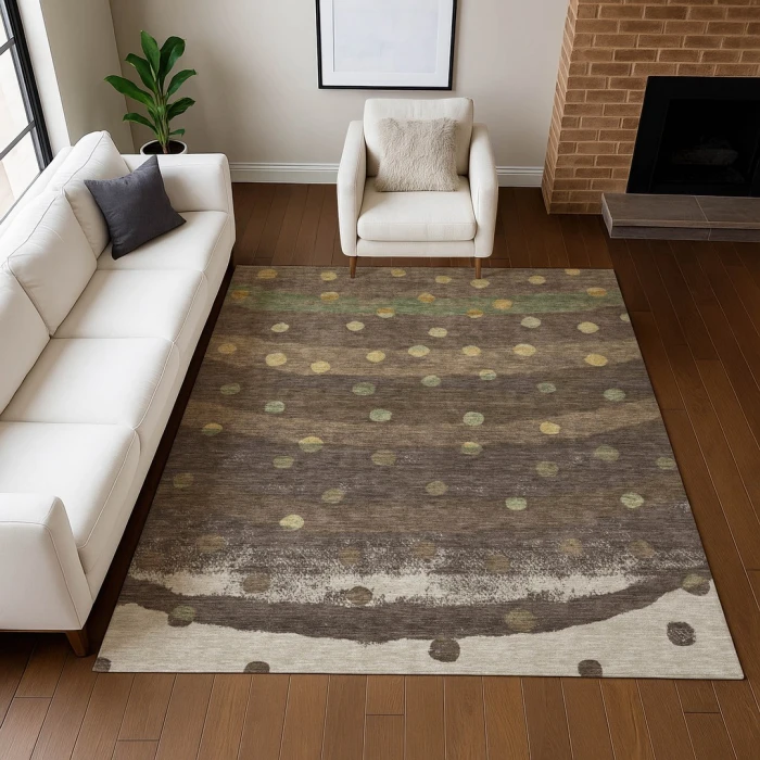 Addison Rugs Chantille Brown ACN2696 9ft. x 12ft. Rect. Rug
