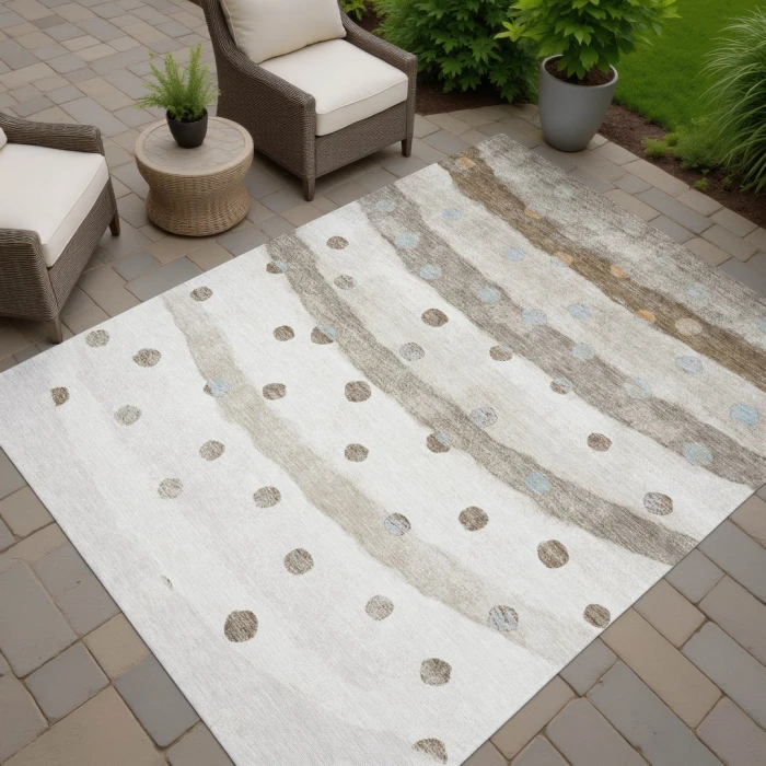 Addison Rugs Chantille Ivory ACN2696 9ft. x 12ft. Rect. Rug