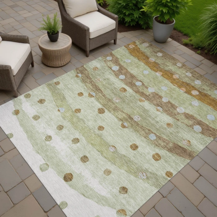 Addison Rugs Chantille Green ACN2696 9ft. x 12ft. Rect. Rug