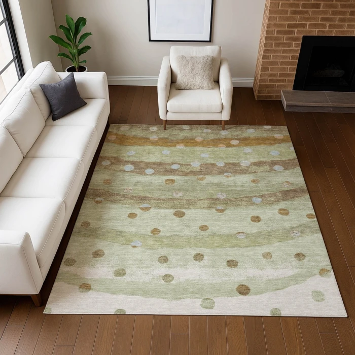 Addison Rugs Chantille Green ACN2696 9ft. x 12ft. Rect. Rug