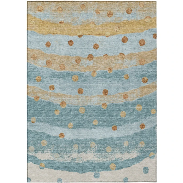 Addison Rugs Chantille Teal ACN2696 9ft. x 12ft. Rect. Rug