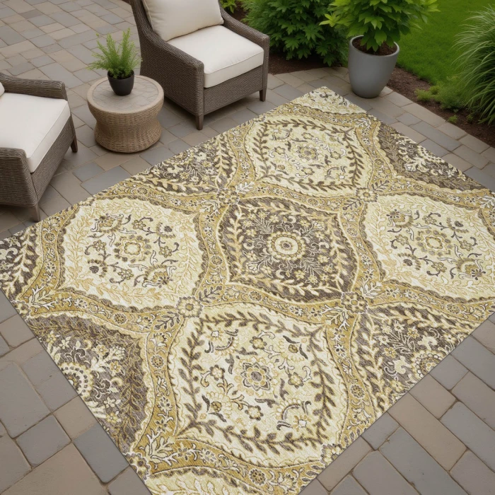 Addison Rugs Chantille Gold ACN2698 8ft. x 10ft. Rect. Rug