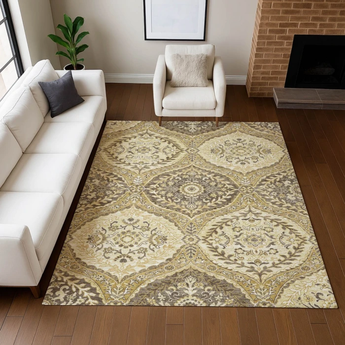 Addison Rugs Chantille Gold ACN2698 8ft. x 10ft. Rect. Rug