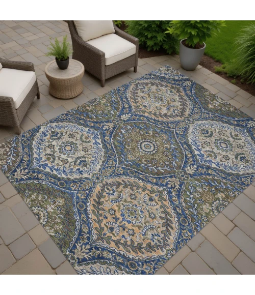 Addison Rugs Chantille Blue ACN2698 9ft. x 12ft. Rect. Rug
