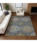 Addison Rugs Chantille Blue ACN2698 9ft. x 12ft. Rect. Rug