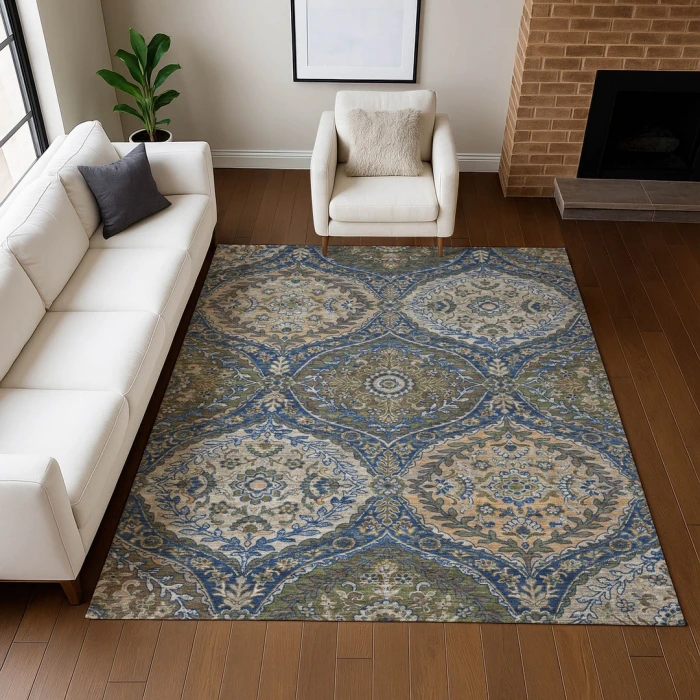Addison Rugs Chantille Blue ACN2698 8ft. x 10ft. Rect. Rug