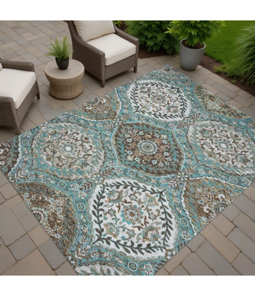 Addison Rugs Chantille Teal ACN2698 8ft. x 10ft. Rect. Rug
