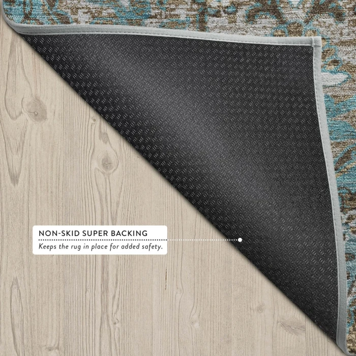 Addison Rugs Chantille Teal ACN2698 5ft. x 7ft.6in. Rect. Rug