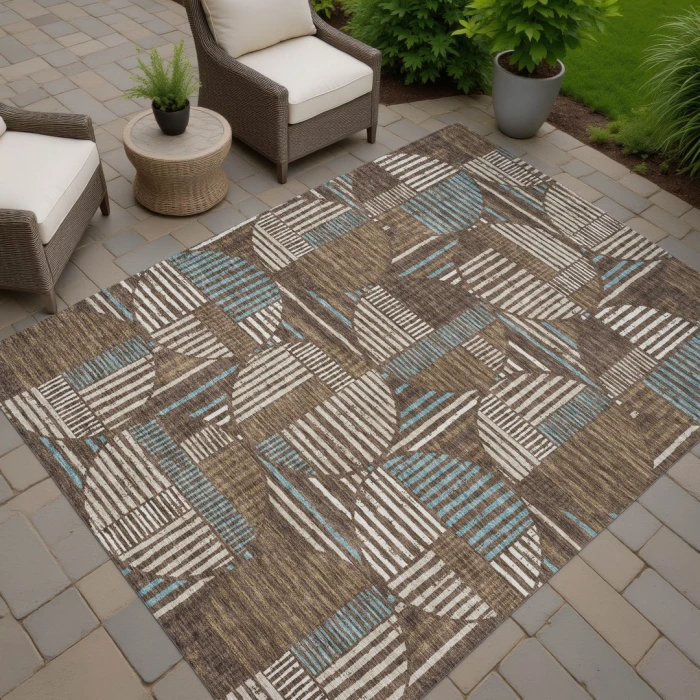 Addison Rugs Chantille Brown ACN2700 9ft. x 12ft. Rect. Rug