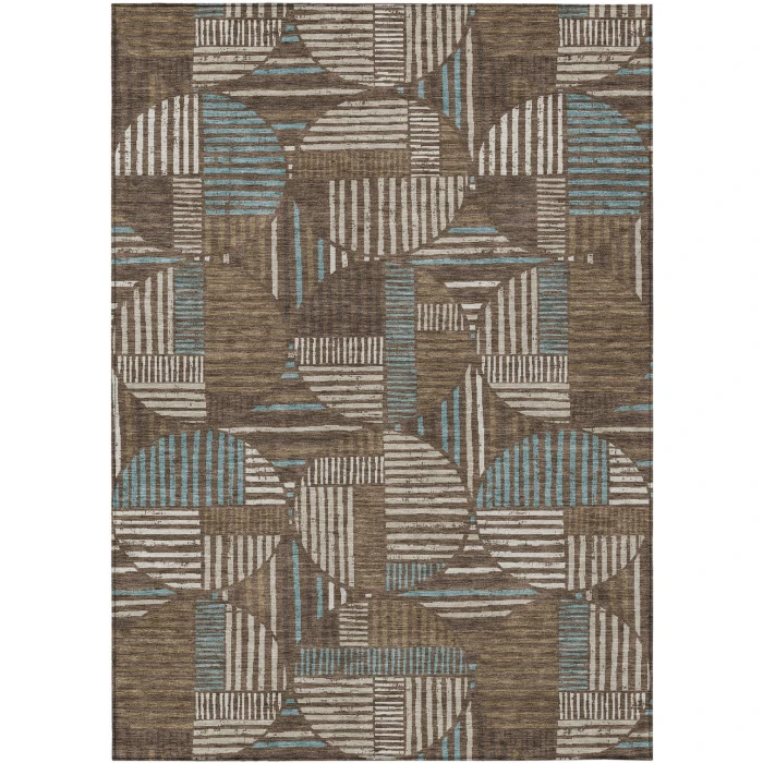 Addison Rugs Chantille Brown ACN2700 9ft. x 12ft. Rect. Rug