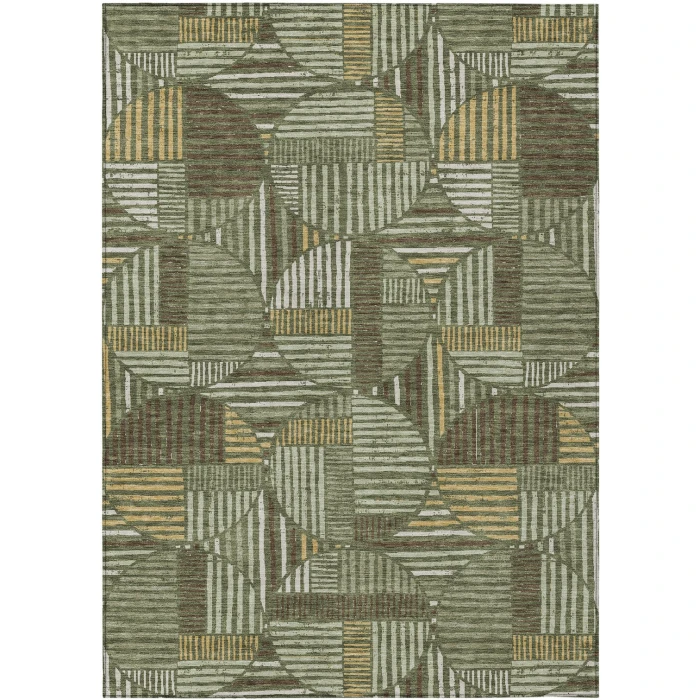 Addison Rugs Chantille Green ACN2700 5ft. x 7ft.6in. Rect. Rug